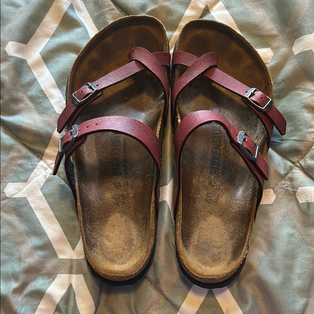 Birkenstock Women's Sandals in Burgundy